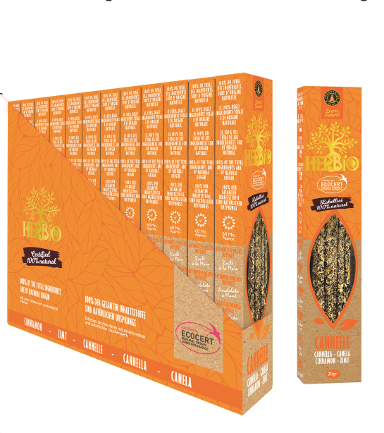 Encens Smudge Cannelle Herbio Ecocert – Naturel & Purifiant 20g