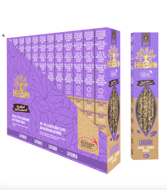 Encens Smudge Lavande Herbio Ecocert – Apaisant & Naturel 20g
