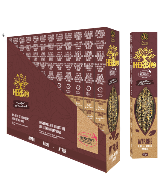 Encens Smudge Myrrhe Herbio Ecocert – Résine Apaisante 20g