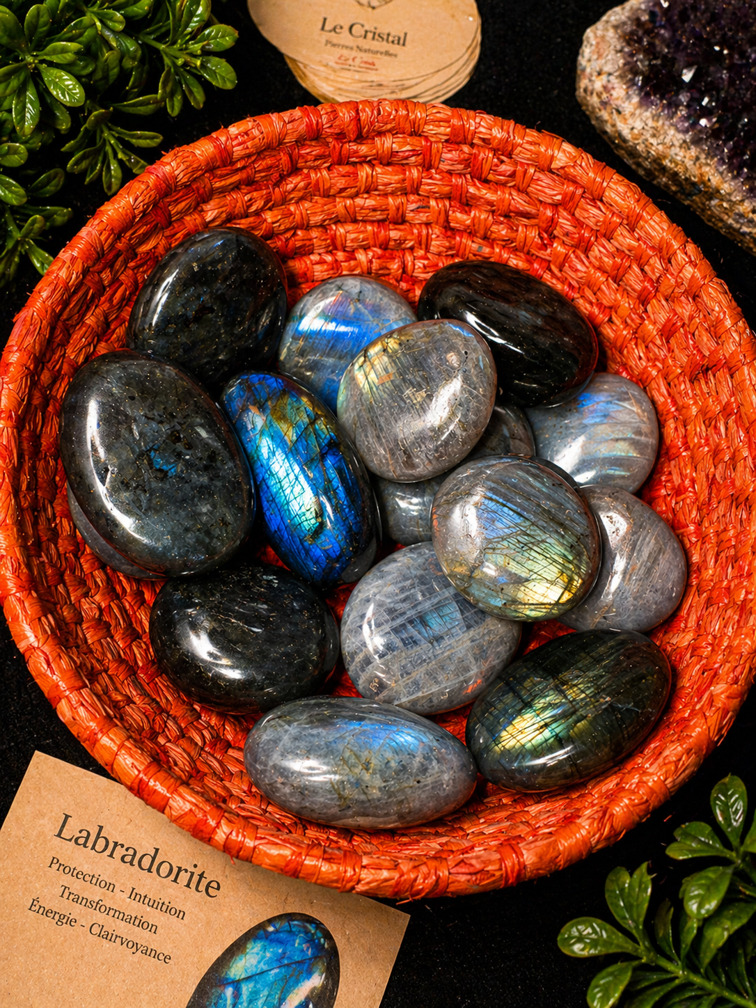 Labradorite AA – Pierre Naturelle Protection & Énergie (Madagascar)