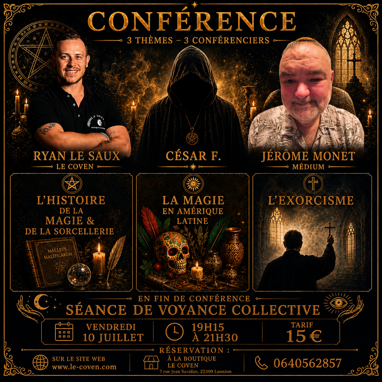 Conférence : Magie, Traditions Ésotériques et Exorcisme
