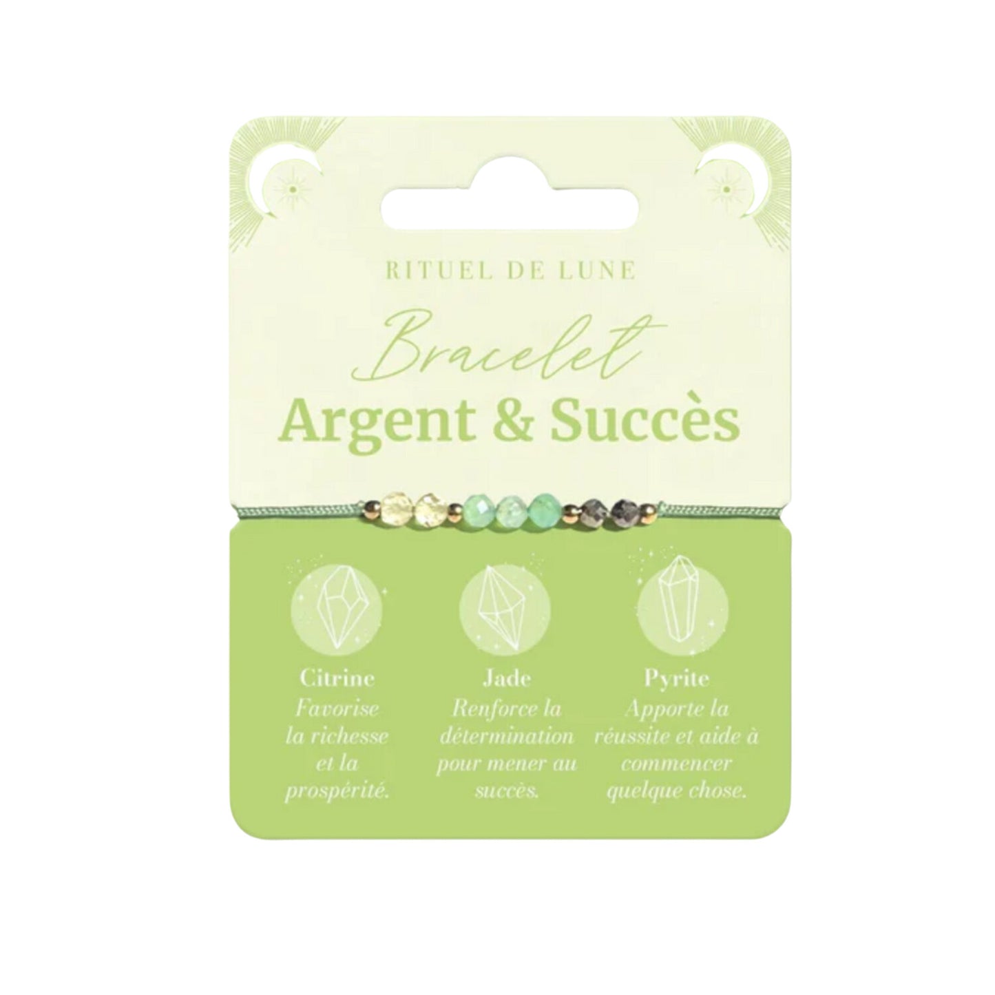 Bracelet d’Intention Argent & Succès – Abondance & Succès
