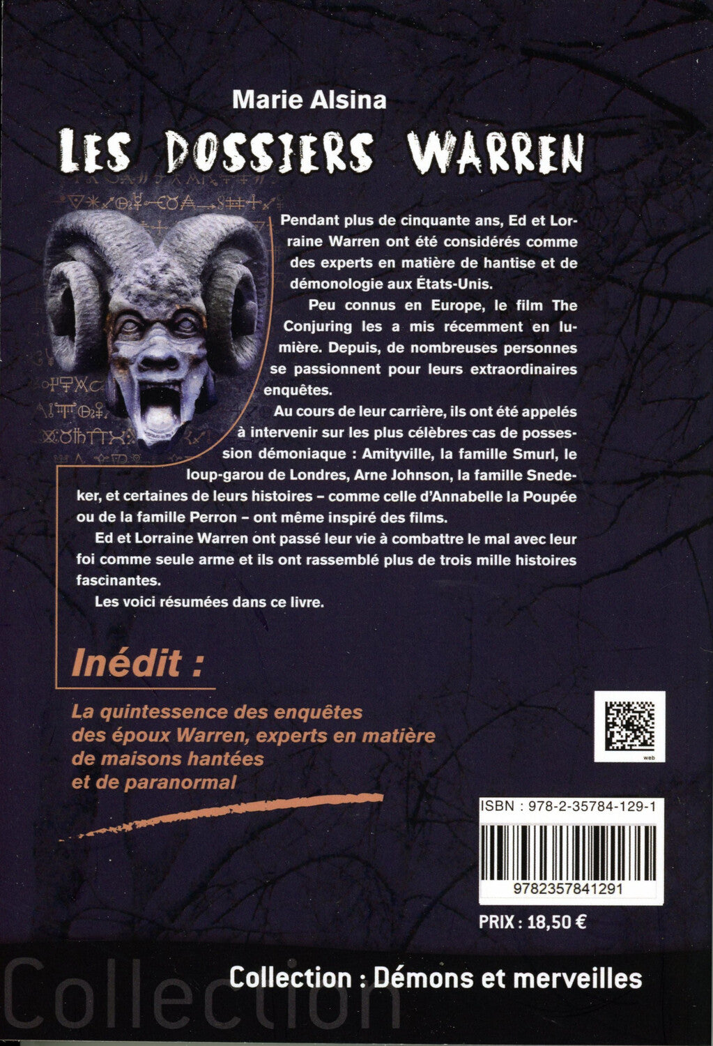 Les Dossiers Warren Tome 1 – Enquêtes Paranormales Célèbres