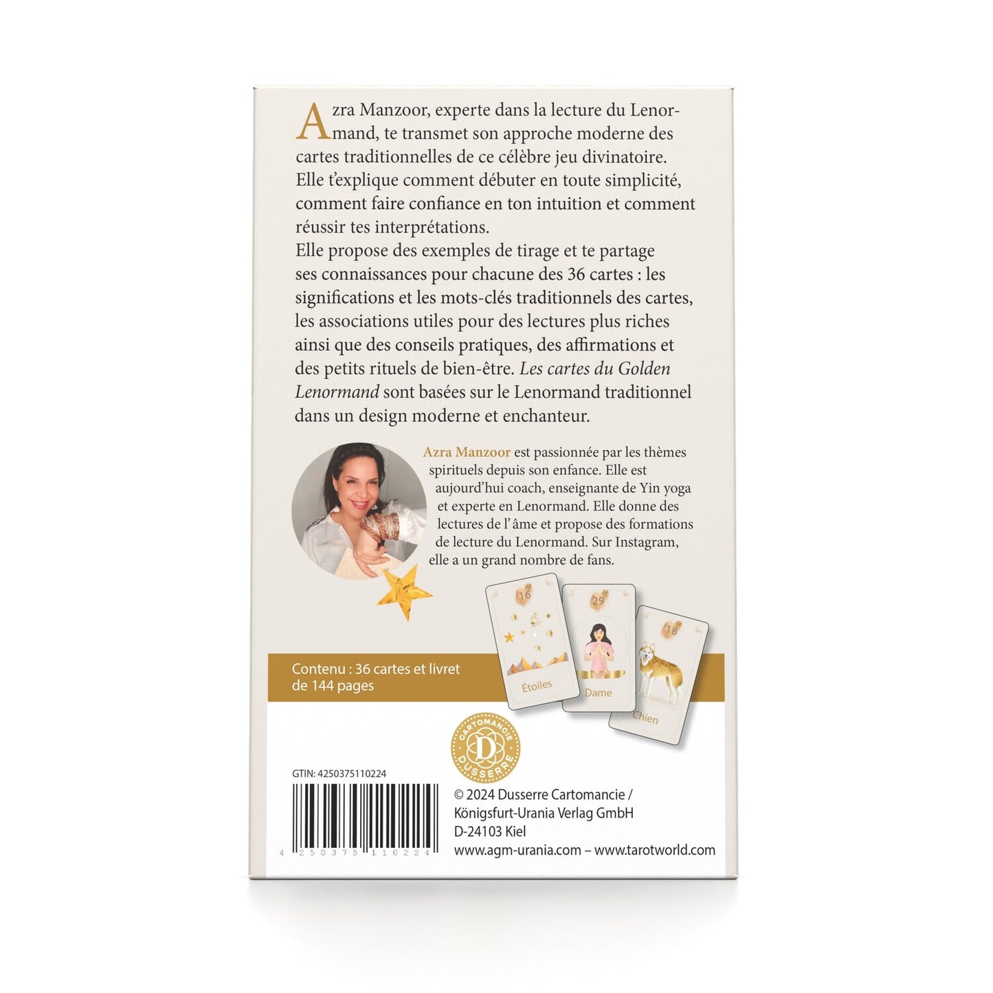 Le Golden Lenormand d’Azra Dusserre – Jeu Divinatoire 36 Cartes