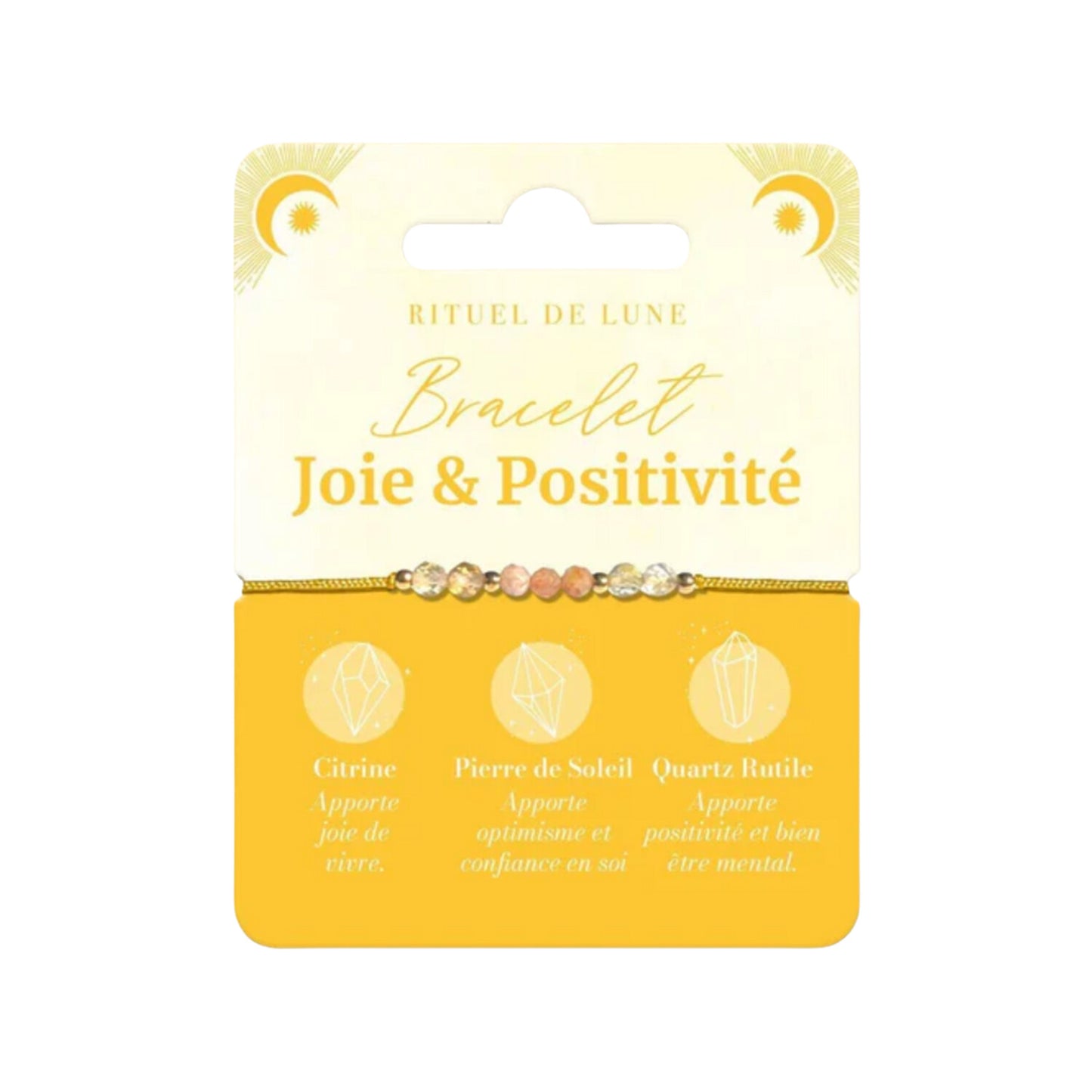 Bracelet d’Intention Joie & Positivité – Énergie Positive & Bien-Être