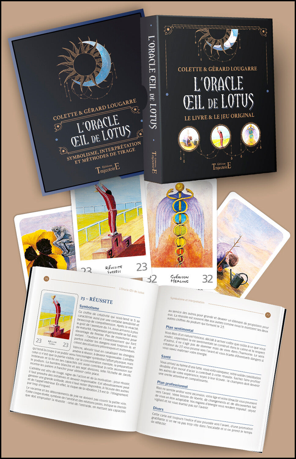 Oracle Œil de Lotus – Coffret Cartes & Livre de Guidance Spirituelle