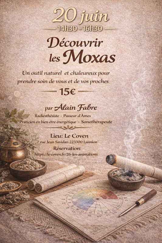 Atelier Découvrir les Moxas à Lannion | Alain Fabre – Le Coven