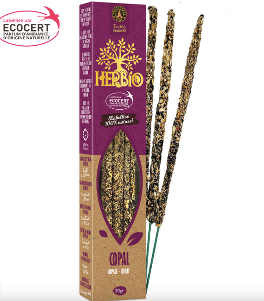 Encens Smudge Copal Herbio Ecocert – Résine Naturelle 20g