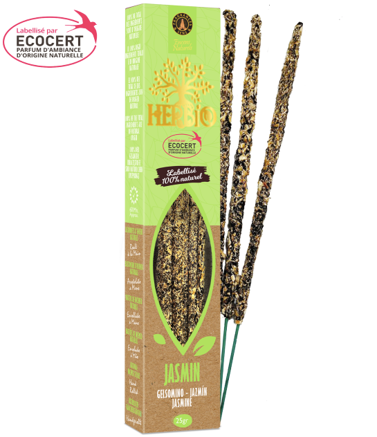 Encens Smudge Jasmin Herbio Ecocert – Floral & Apaisant 20g