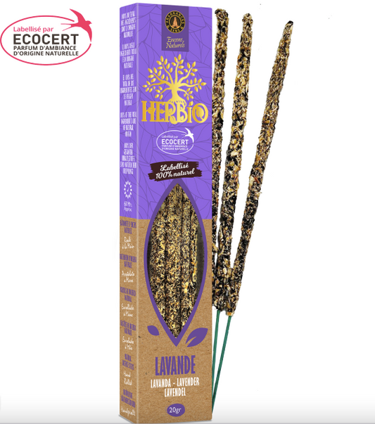 Encens Smudge Lavande Herbio Ecocert – Apaisant & Naturel 20g