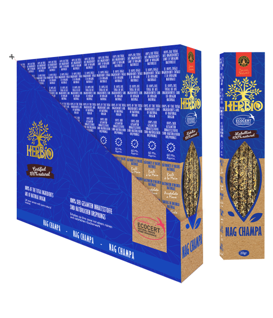 Encens Smudge Nag Champa Herbio Ecocert – Floral & Boisé 20g