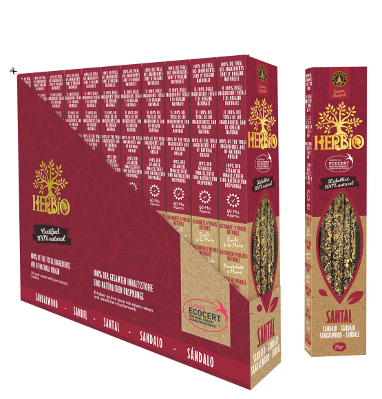 Encens Smudge Santal Herbio Ecocert – Boisé & Apaisant 20g