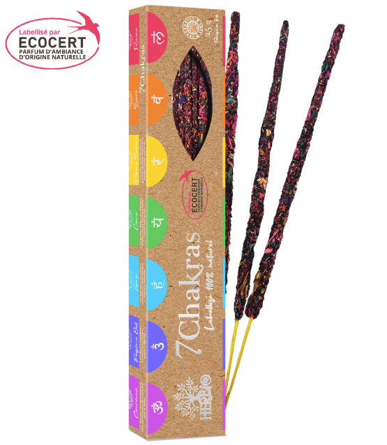 Encens Smudge 7 Chakras Herbio Ecocert – Harmonisant 20g