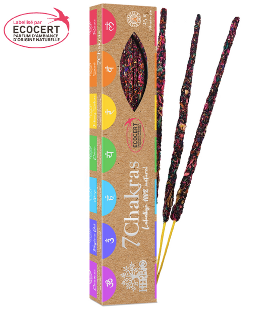 Encens Smudge 7 Chakras Herbio Ecocert – Harmonisant 20g