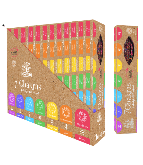 Encens Smudge 7 Chakras Herbio Ecocert – Harmonisant 20g