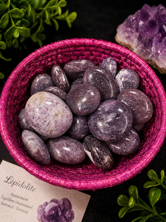 Lépidolite AA – Pierre Naturelle Madagascar Apaisante