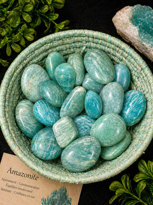 Amazonite AA – Pierre Naturelle Madagascar Apaisante