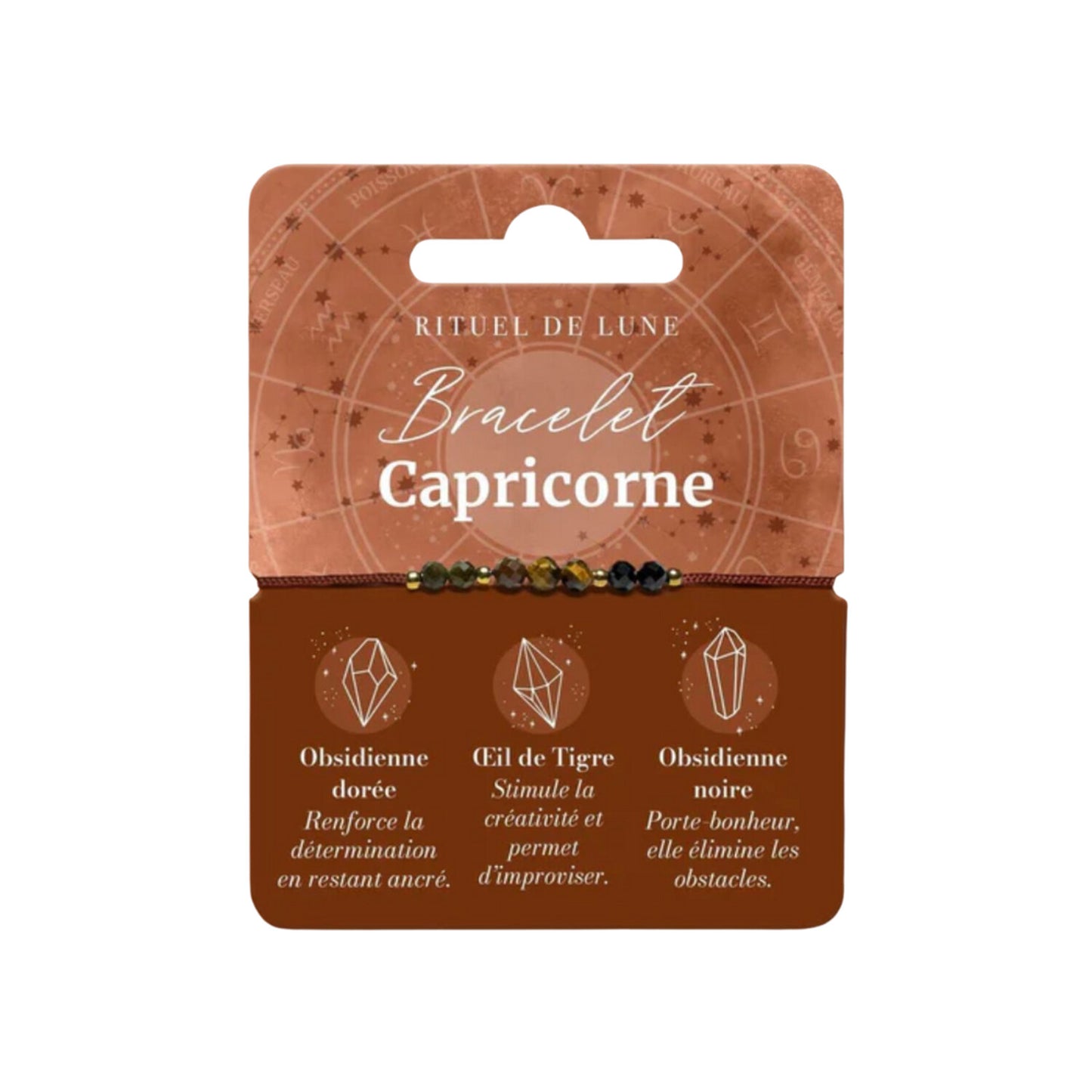 Bracelet Astrologique Capricorne – Discipline, Ambition & Stabilité