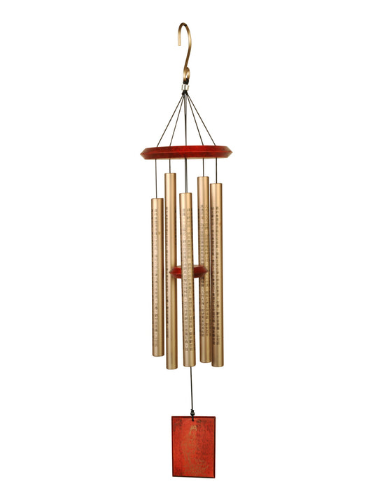 Carillon à Vent Guanyin Bronze 75 cm – Harmonie & Bien-être