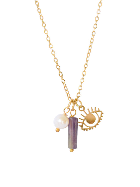 Collier Pierre de Naissance Février – Améthyste & Protection