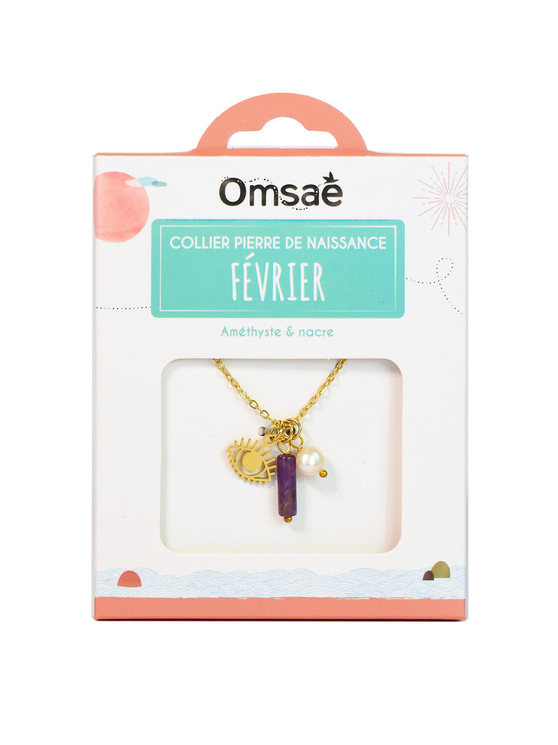 Collier Pierre de Naissance Février – Améthyste & Protection