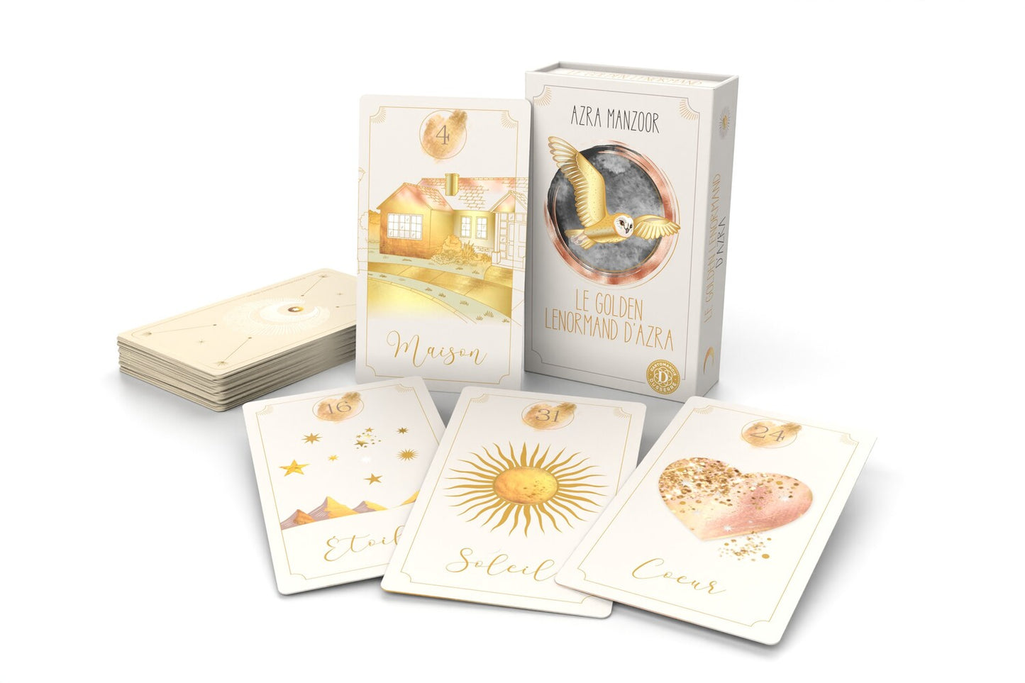 Le Golden Lenormand d’Azra Dusserre – Jeu Divinatoire 36 Cartes