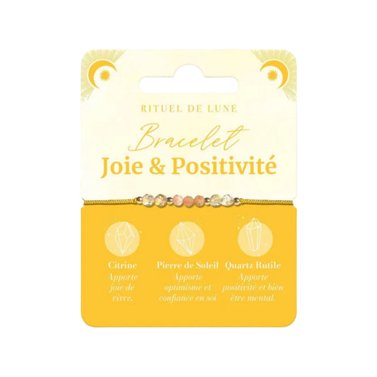 Bracelet d’Intention Joie & Positivité – Énergie Positive & Bien-Être