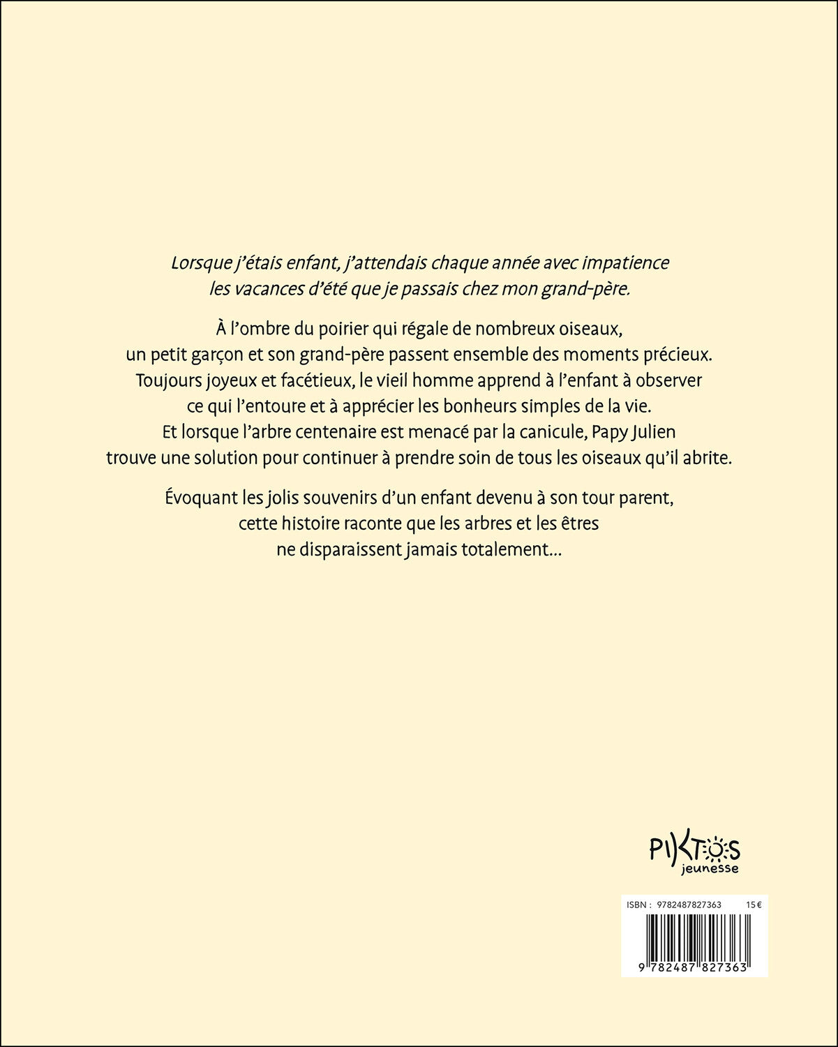Le Poirier de Papy Julien – Livre Jeunesse Émotionnel et Nature