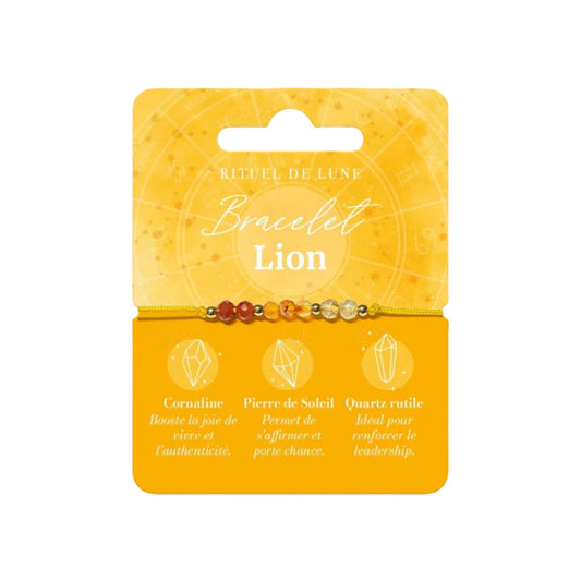 Bracelet Astrologique Lion – Confiance, Force & Charisme