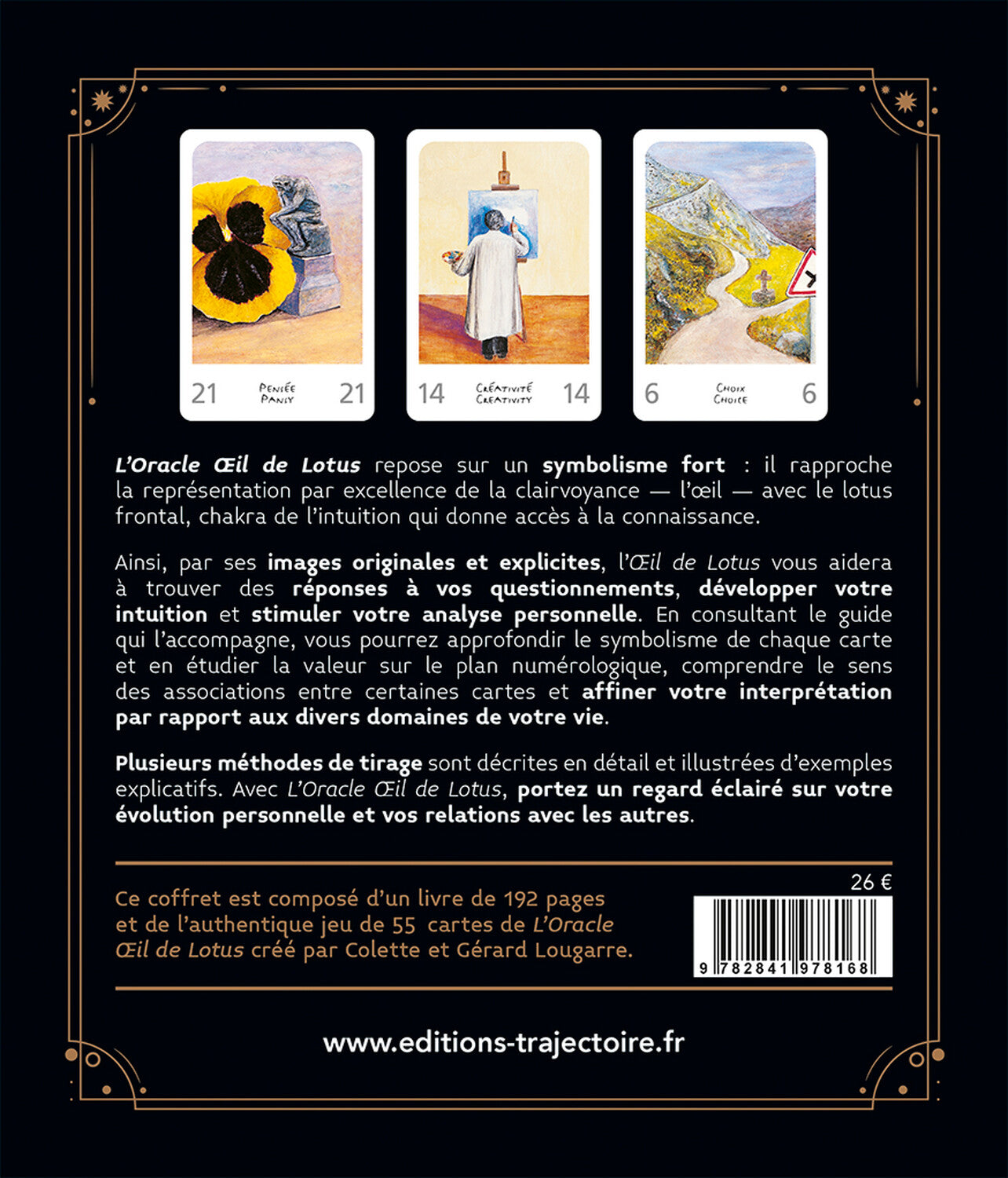 Oracle Œil de Lotus – Coffret Cartes & Livre de Guidance Spirituelle