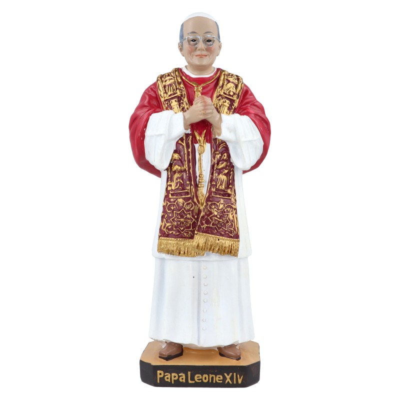 Statue du Pape Léon XIV en Résine – Hauteur 20 cm