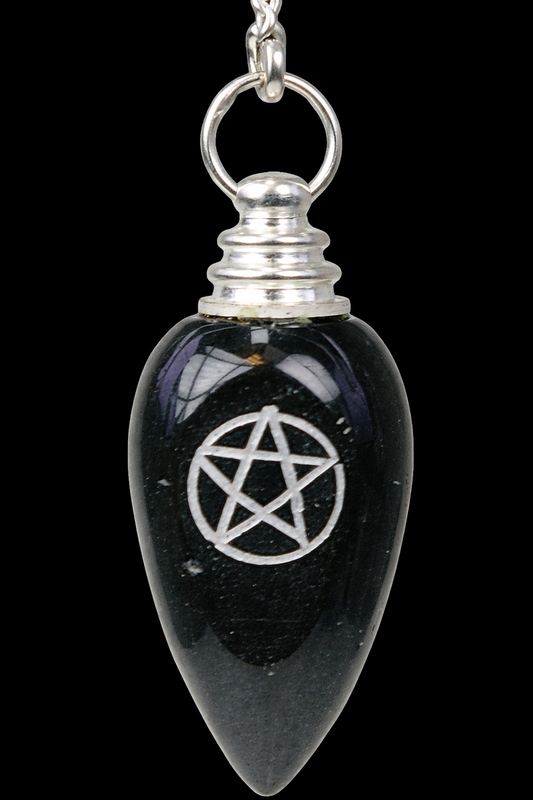 Pendule Onyx Pentagramme – Protection & Radiesthésie