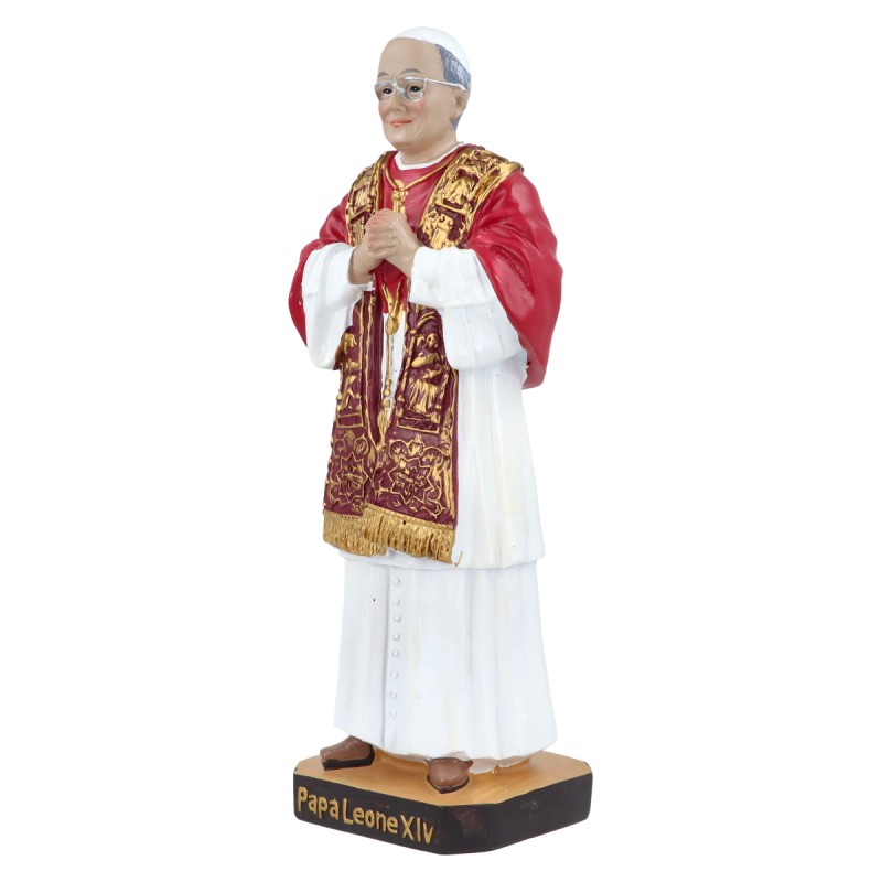 Statue du Pape Léon XIV en Résine – Hauteur 20 cm