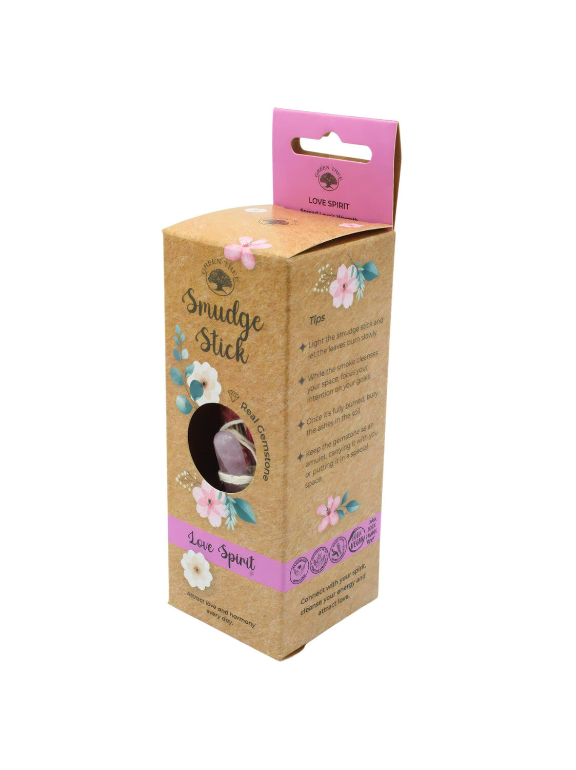 Bâton de Fumigation Love Spirit Quartz Rose – Amour & Énergie Douce